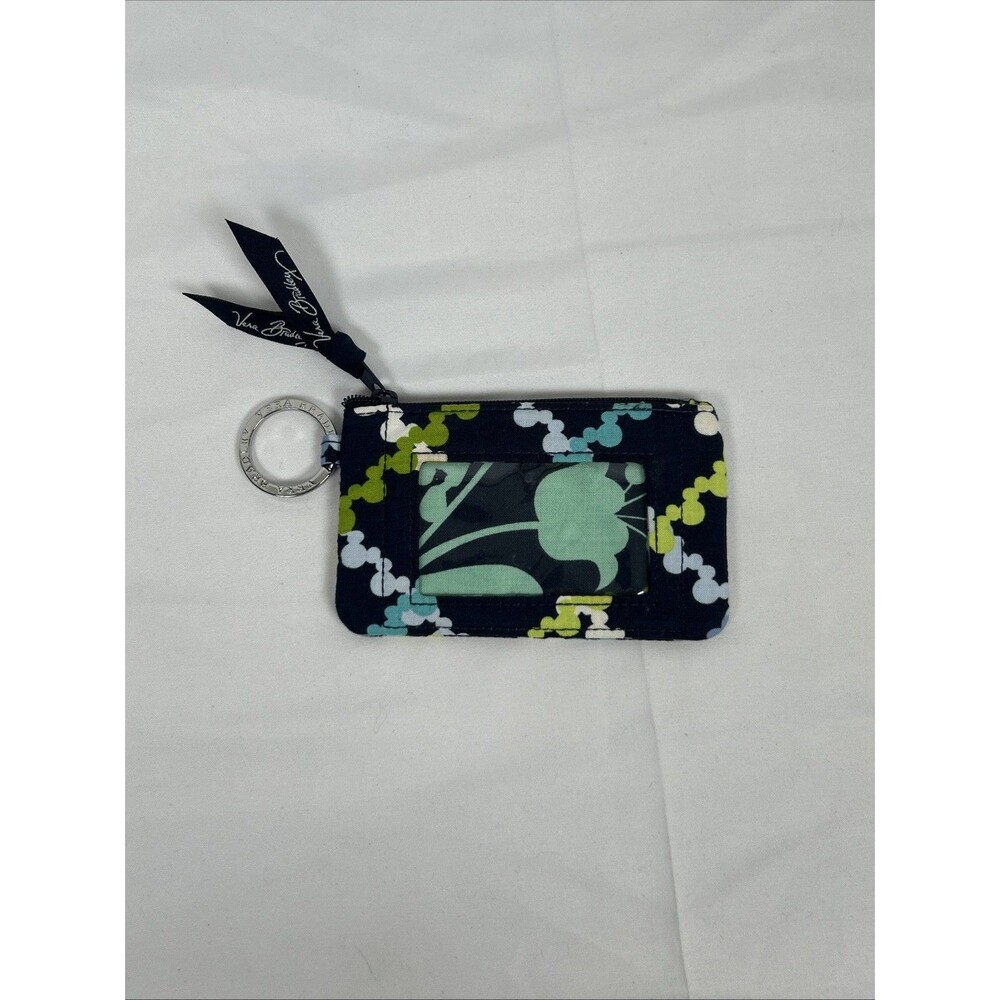 Vera Bradley Disney Coin Wallet Mickey Ears Navy Blue Keyring